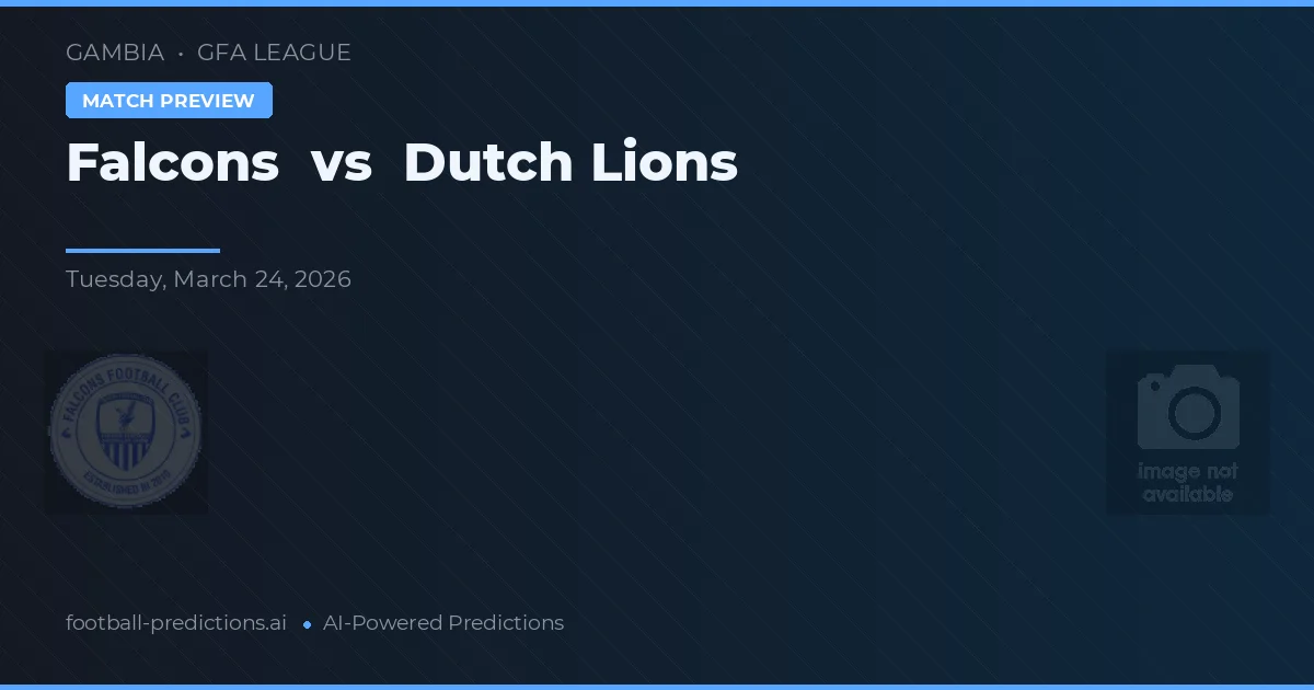 Falcons vs Dutch Lions — předpověď a náhled zápasu