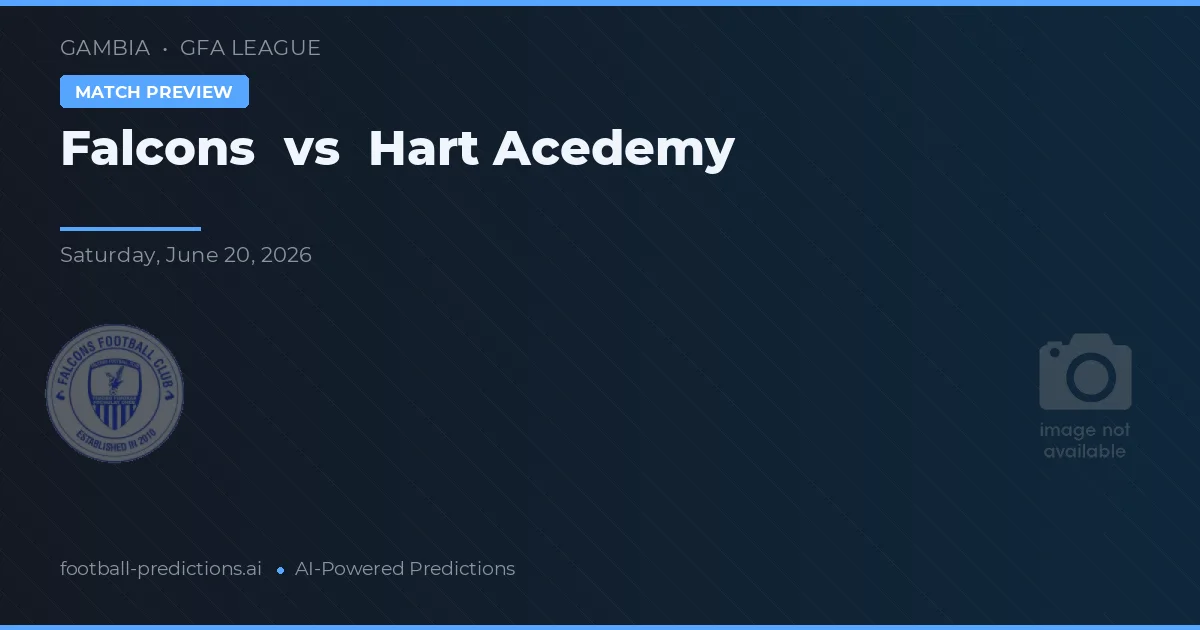 Falcons vs Hart Academy — předpověď a náhled zápasu
