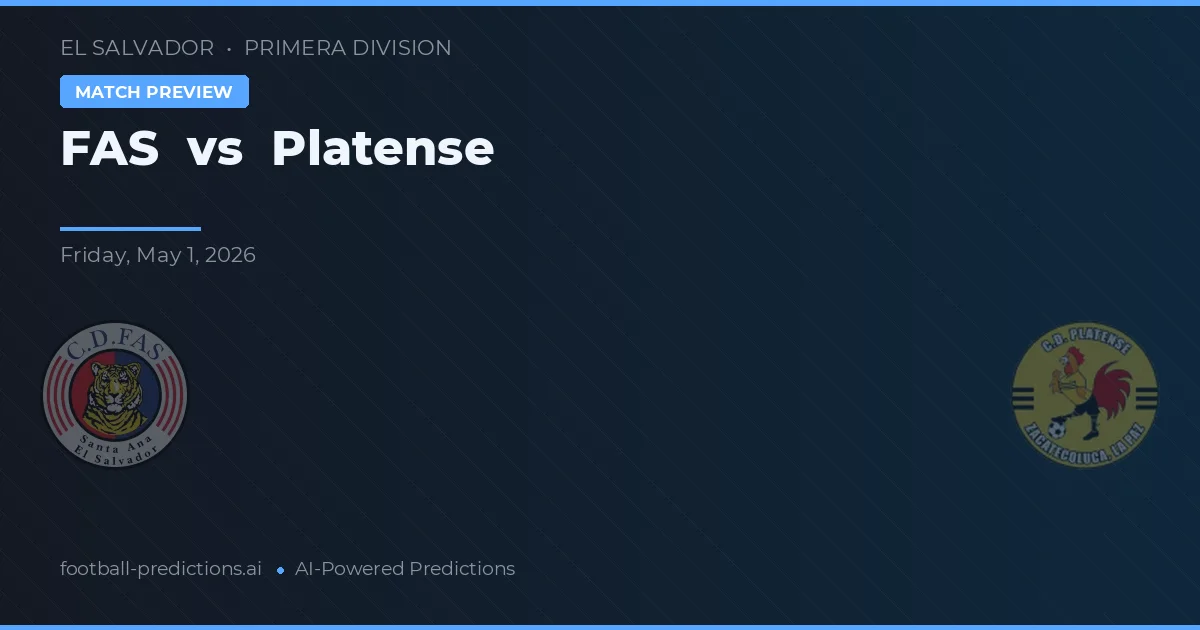 FAS vs Platense — předpověď a náhled zápasu
