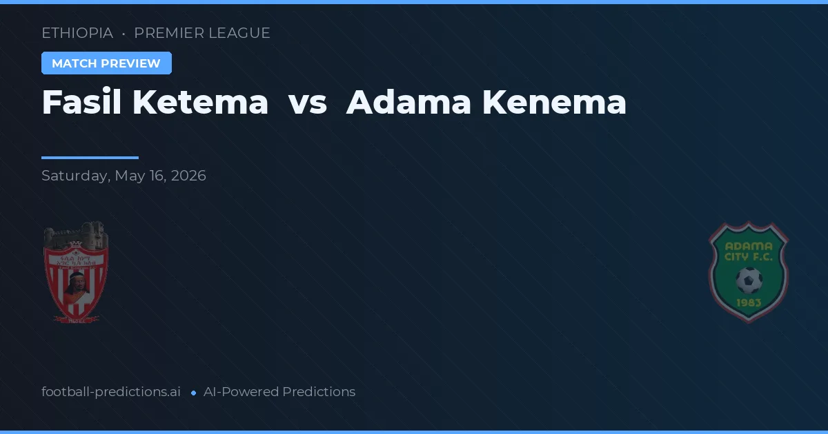 Fasil Ketema vs Adama Kenema — předpověď a náhled zápasu
