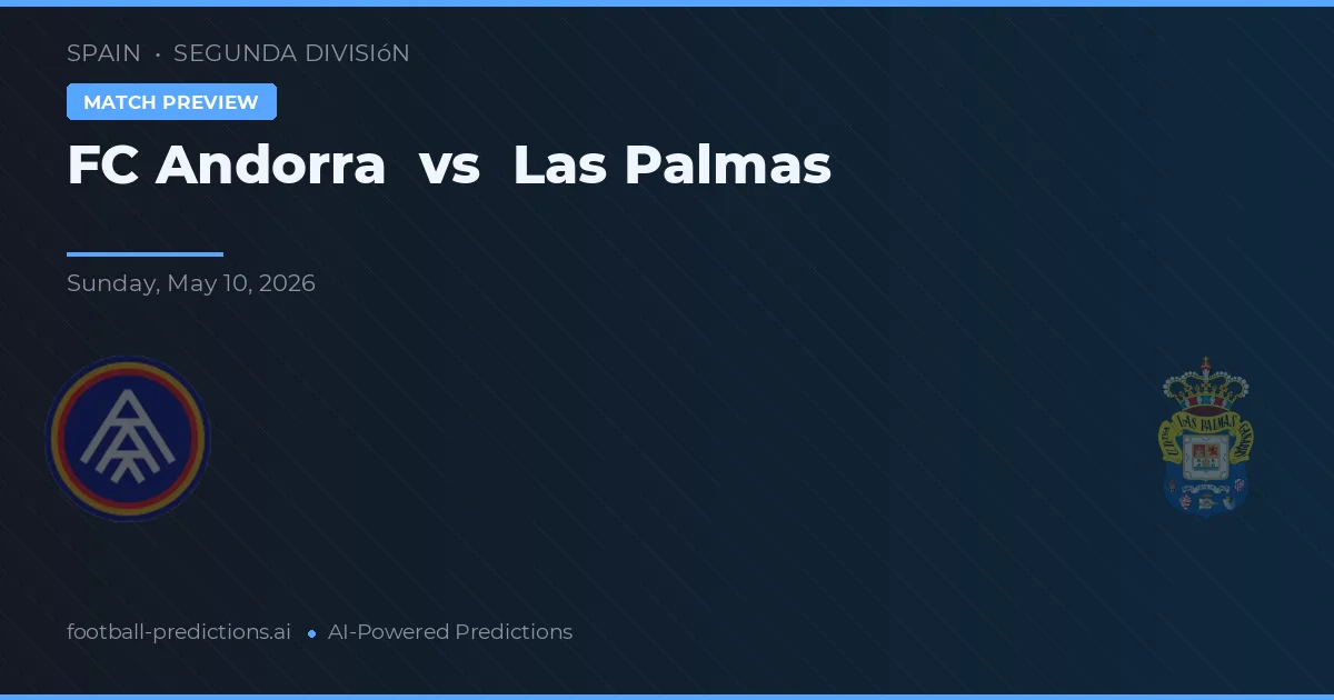 FC Andorra vs Las Palmas — předpověď a náhled zápasu