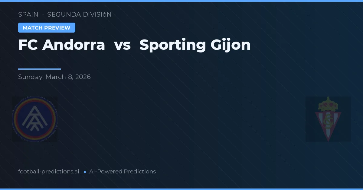 FC Andorra vs Sporting Gijón — předpověď a náhled zápasu