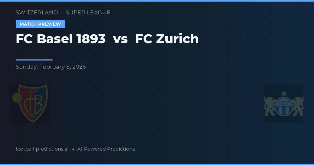 FC Basel 1893 vs FC Zürich — předpověď a náhled zápasu