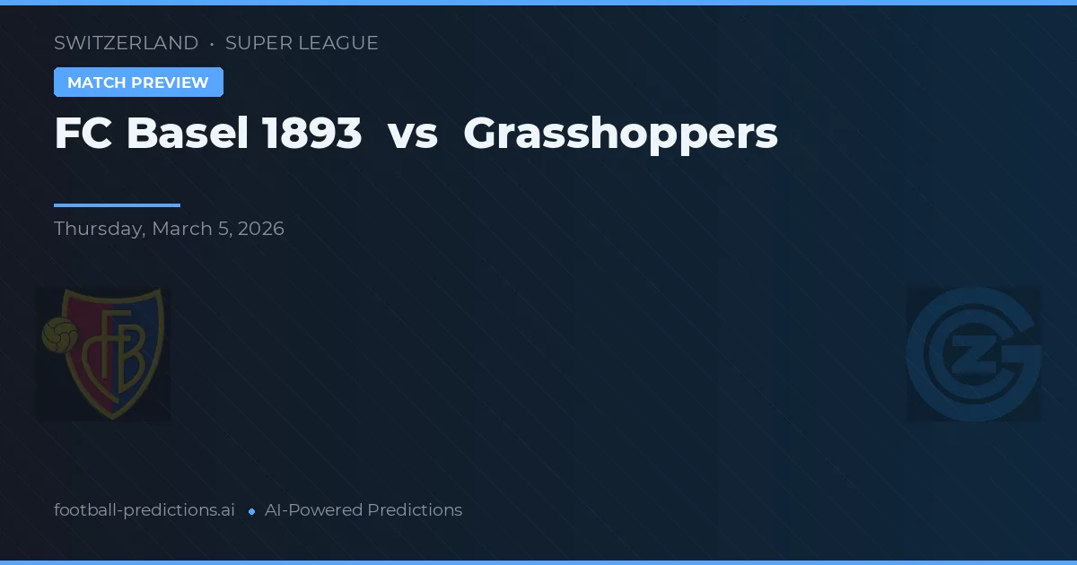 FC Basel 1893 vs Grasshopper — předpověď a náhled zápasu