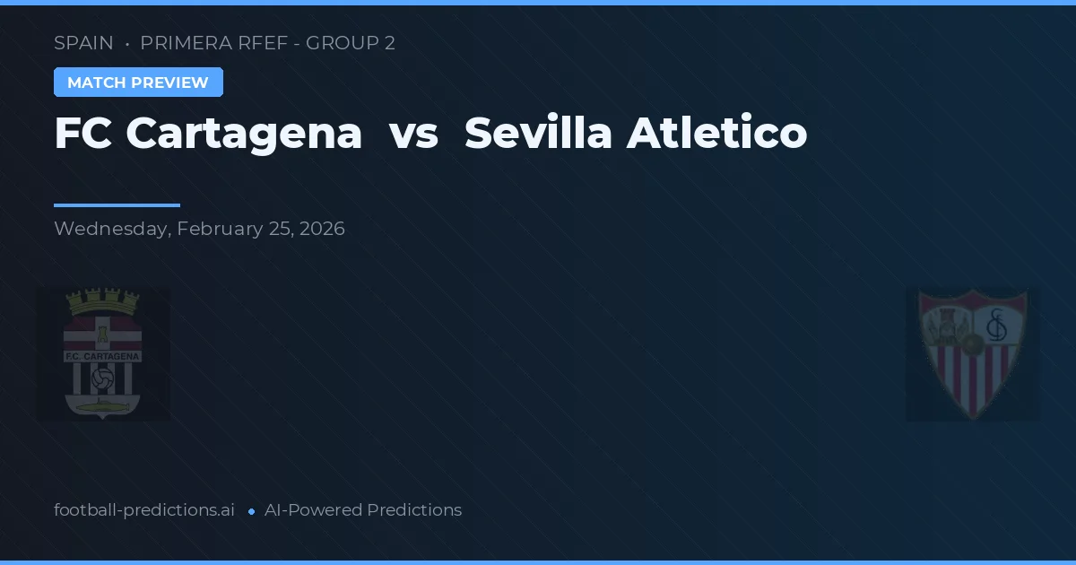 FC Cartagena vs Sevilla Atlético — předpověď a náhled zápasu