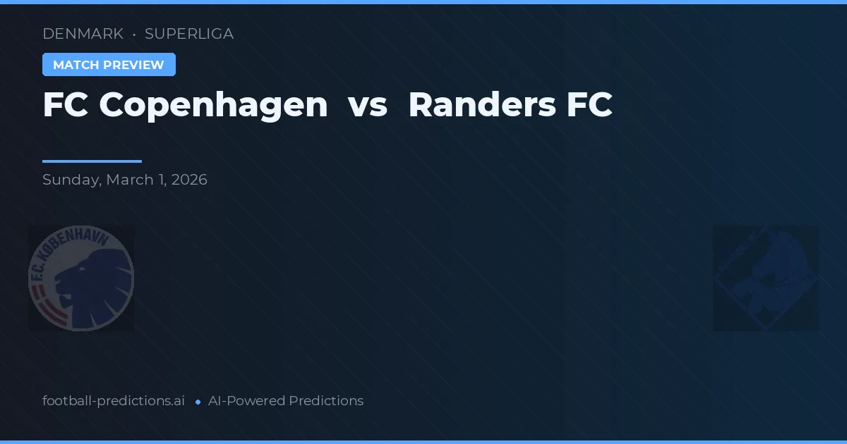 FC København vs Randers FC — předpověď a náhled zápasu
