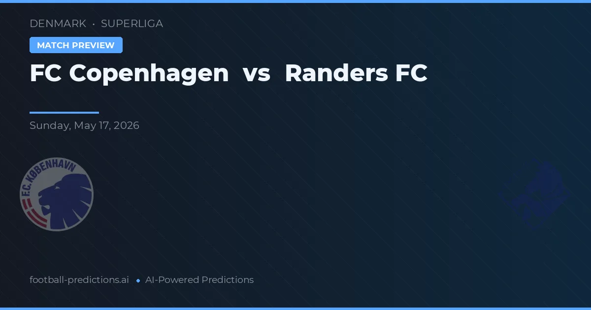 FC København vs Randers FC — předpověď a náhled zápasu