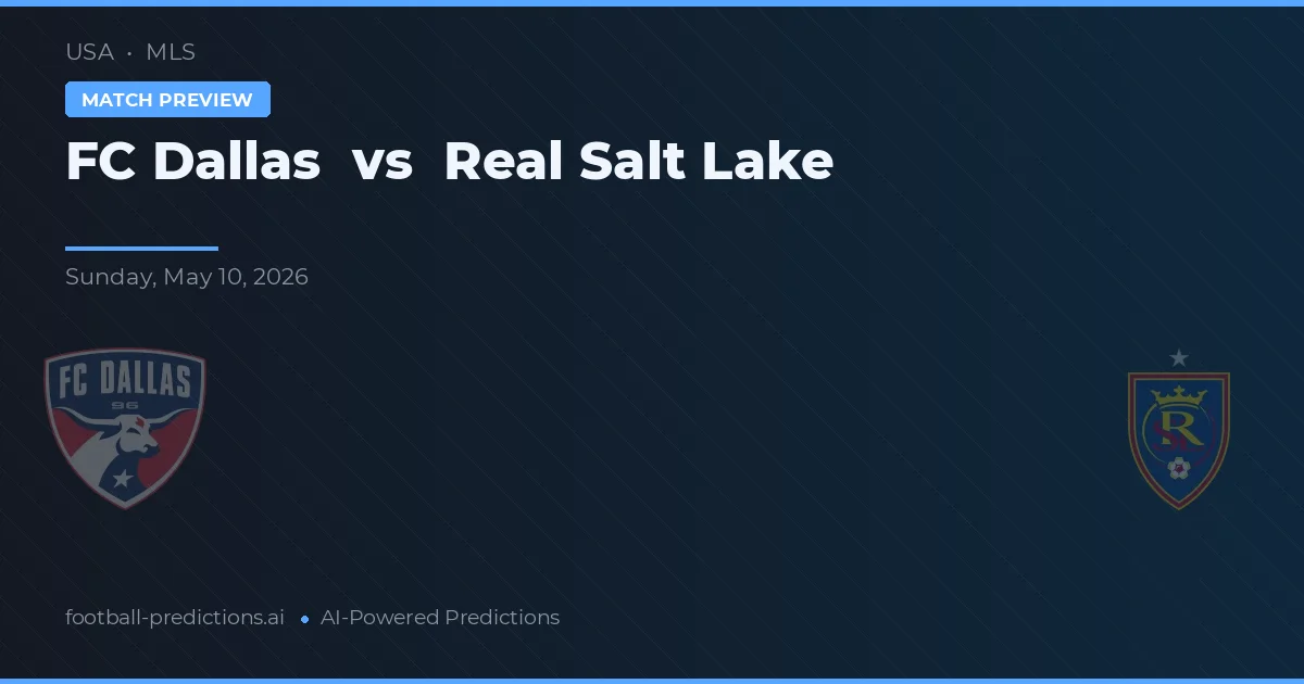FC Dallas vs Real Salt Lake — předpověď a náhled zápasu
