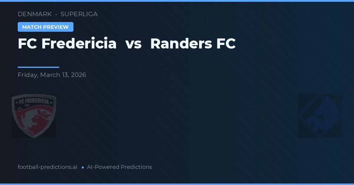 FC Fredericia vs Randers FC — předpověď a náhled zápasu