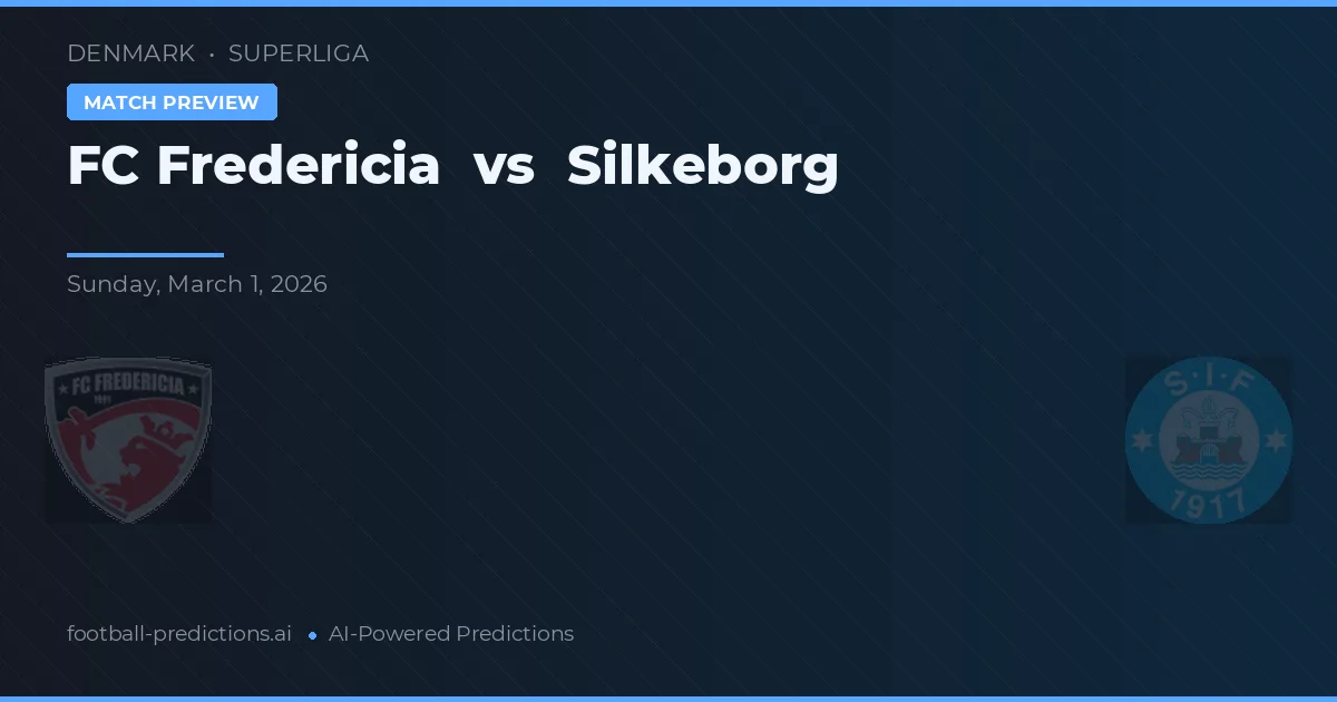 FC Fredericia vs Silkeborg — předpověď a náhled zápasu