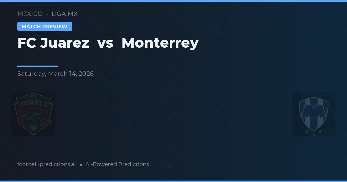 FC Juárez vs Monterrey — předpověď a náhled zápasu