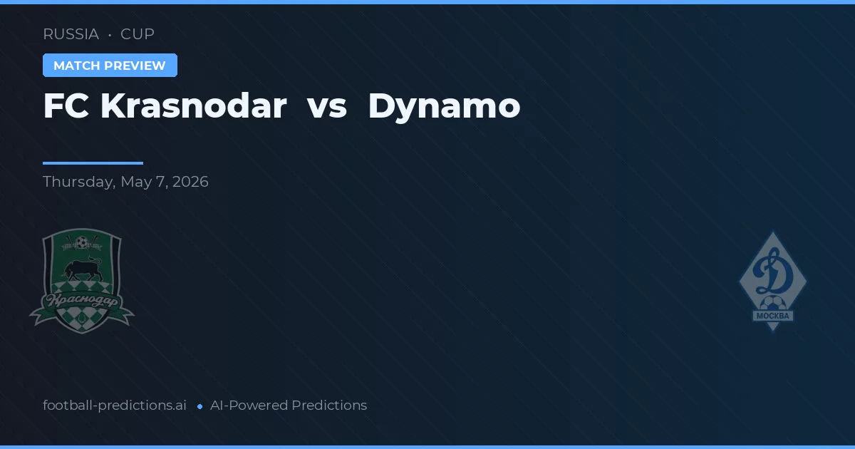 FC Krasnodar vs Dynamo Moskva preview