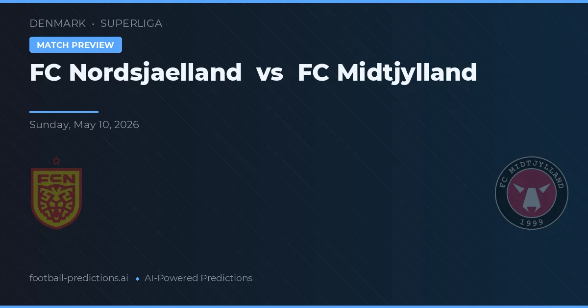 FC Nordsjælland vs FC Midtjylland — předpověď a náhled zápasu
