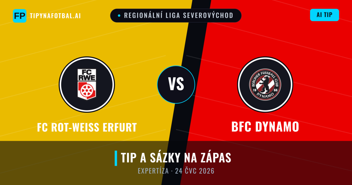 FC Rot-Weiß Erfurt vs BFC Dynamo — předpověď a náhled zápasu