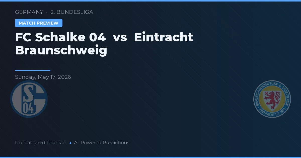Schalke 04 vs Eintracht Braunschweig — předpověď a náhled zápasu