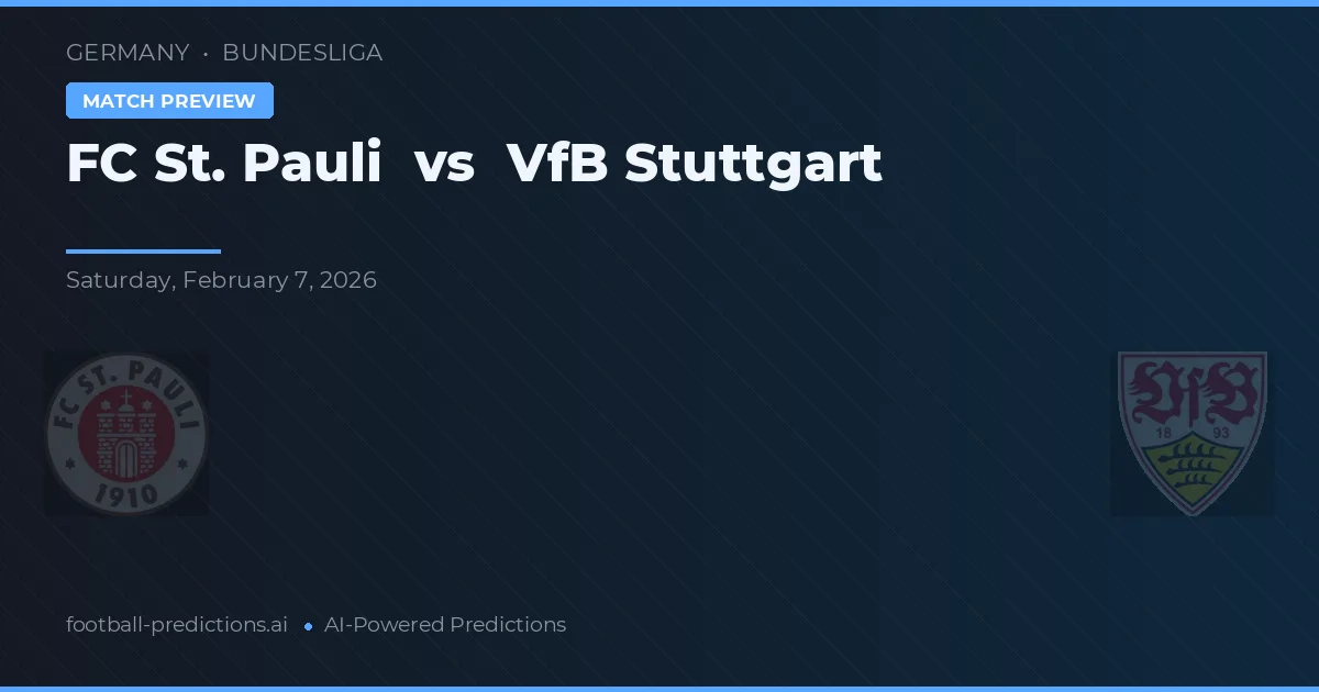 FC St. Pauli vs VfB Stuttgart — předpověď a náhled zápasu