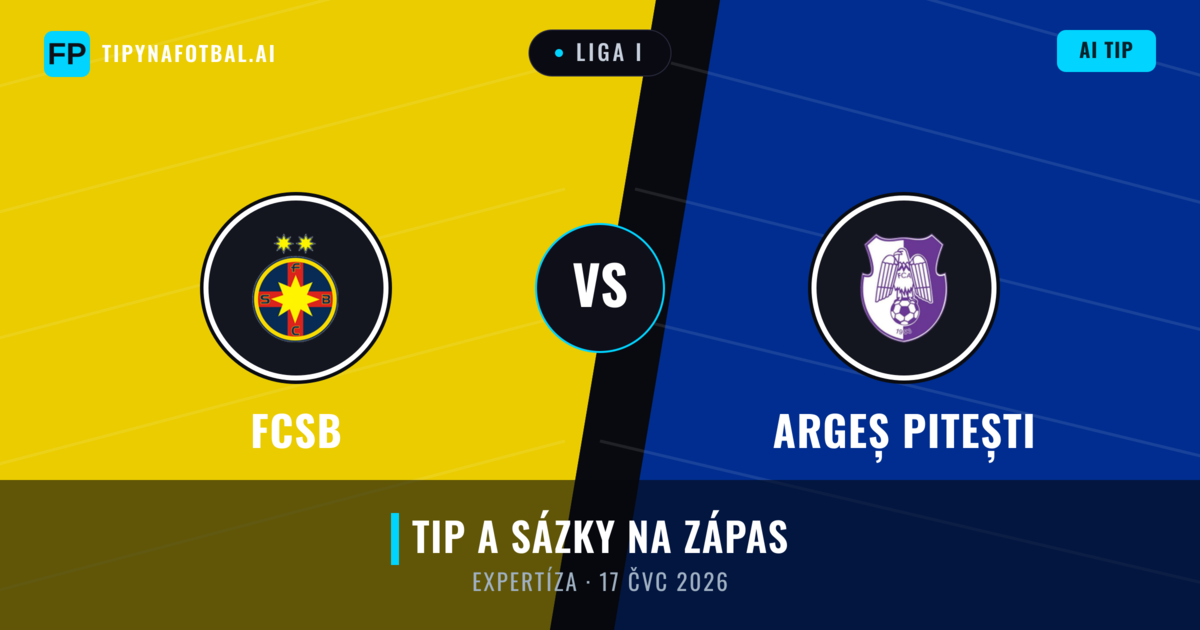 FCSB vs Argeș Pitești — předpověď a náhled zápasu