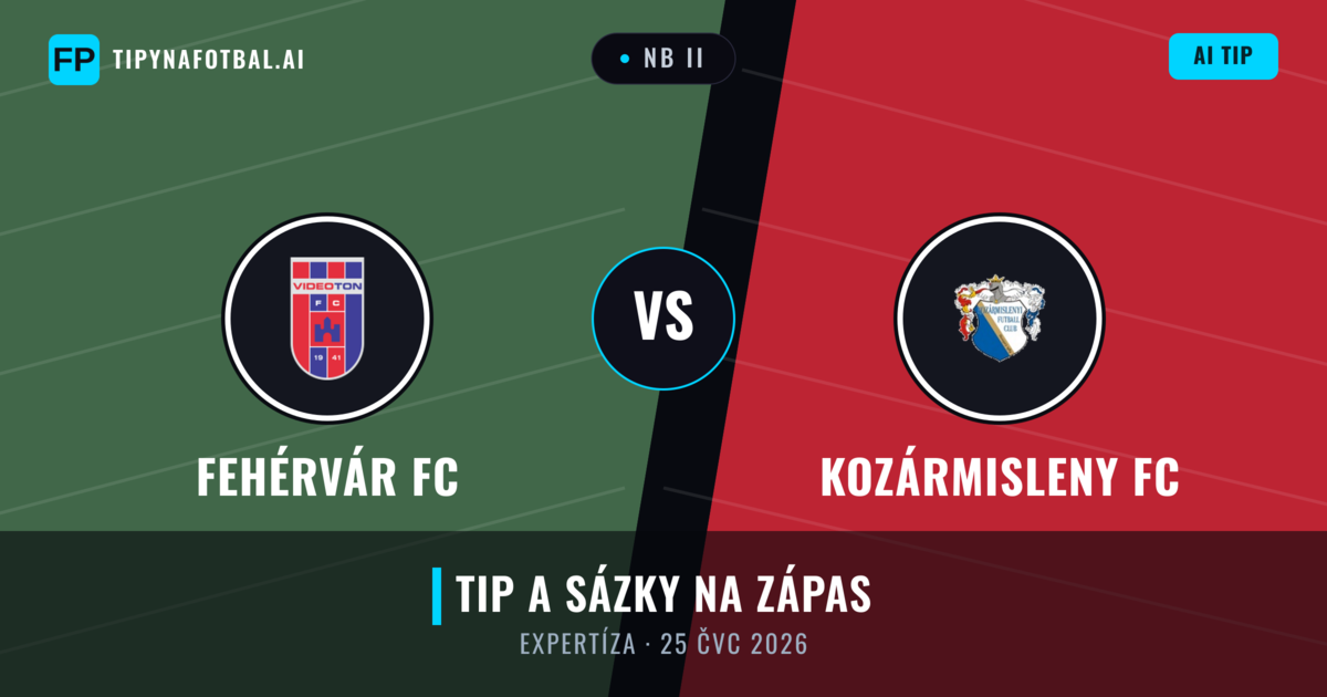 Fehérvár FC vs Kozármisleny FC — předpověď a náhled zápasu