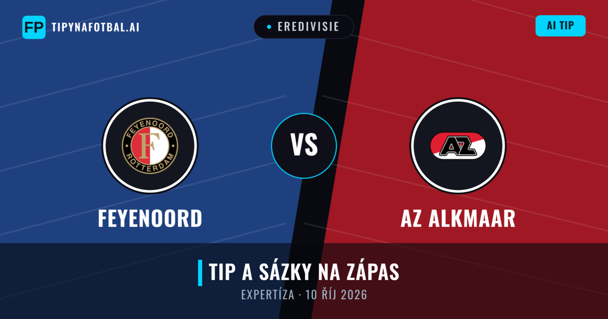 Feyenoord vs AZ Alkmaar — předpověď a náhled zápasu