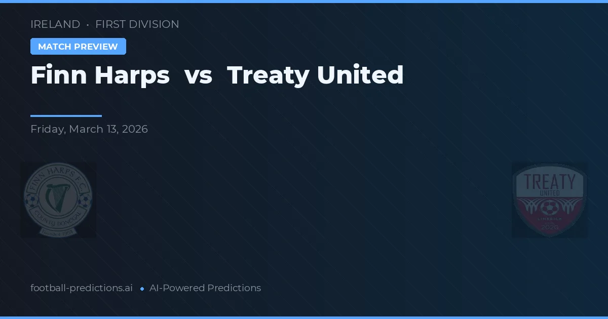 Finn Harps vs Treaty United — předpověď a náhled zápasu