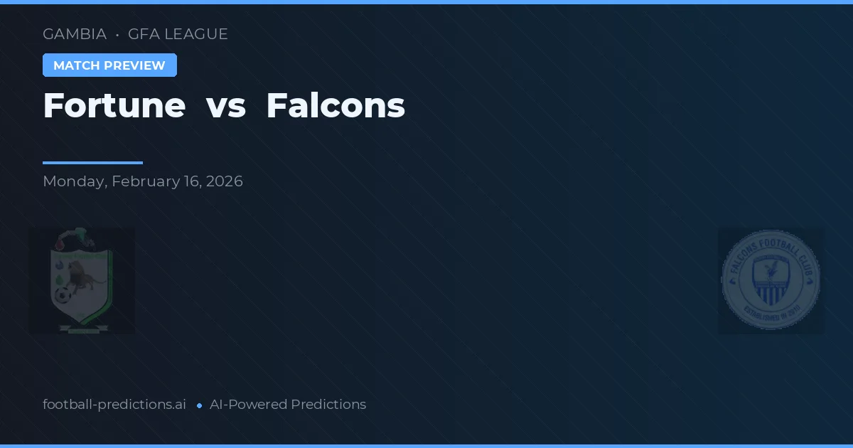 Fortune vs Falcons — předpověď a náhled zápasu