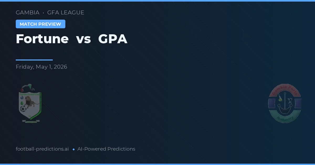 Fortune vs GPA — předpověď a náhled zápasu