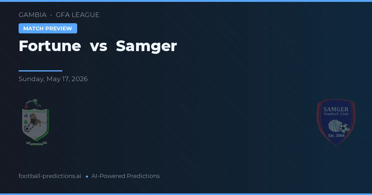 Fortune vs Samger — předpověď a náhled zápasu