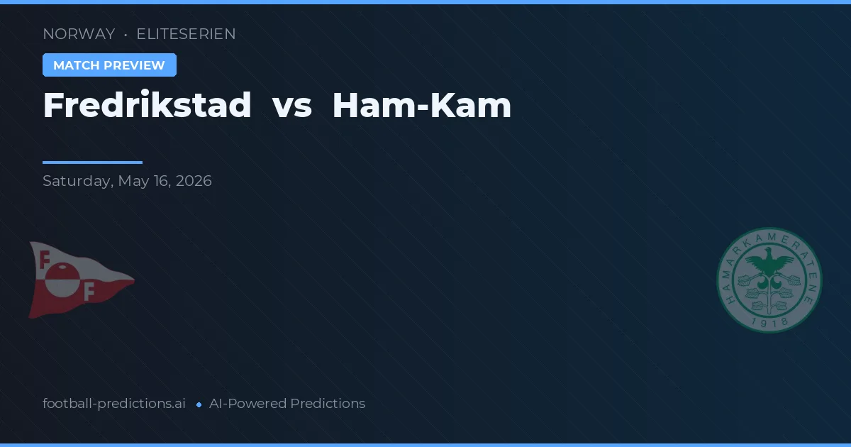 Fredrikstad vs Ham-Kam — předpověď a náhled zápasu