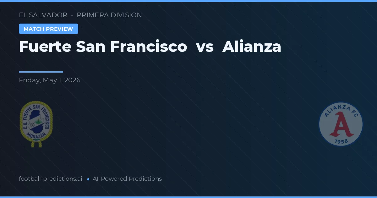 Fuerte San Francisco vs Alianza — předpověď a náhled zápasu