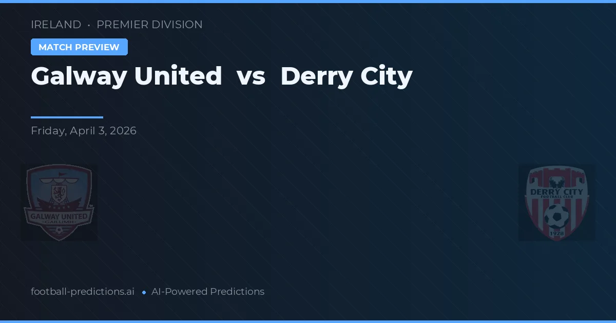 Galway United vs Derry City — předpověď a náhled zápasu