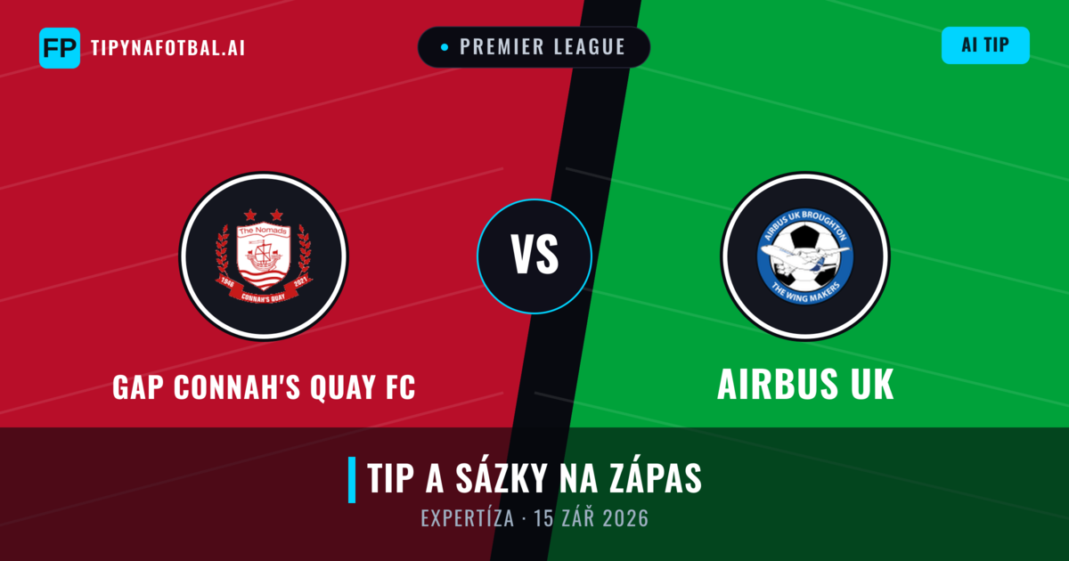 GAP Connah's Quay FC vs Airbus UK — předpověď a náhled zápasu