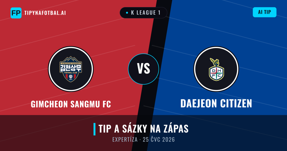 Gimcheon Sangmu FC vs Daejeon Citizen — předpověď a náhled zápasu