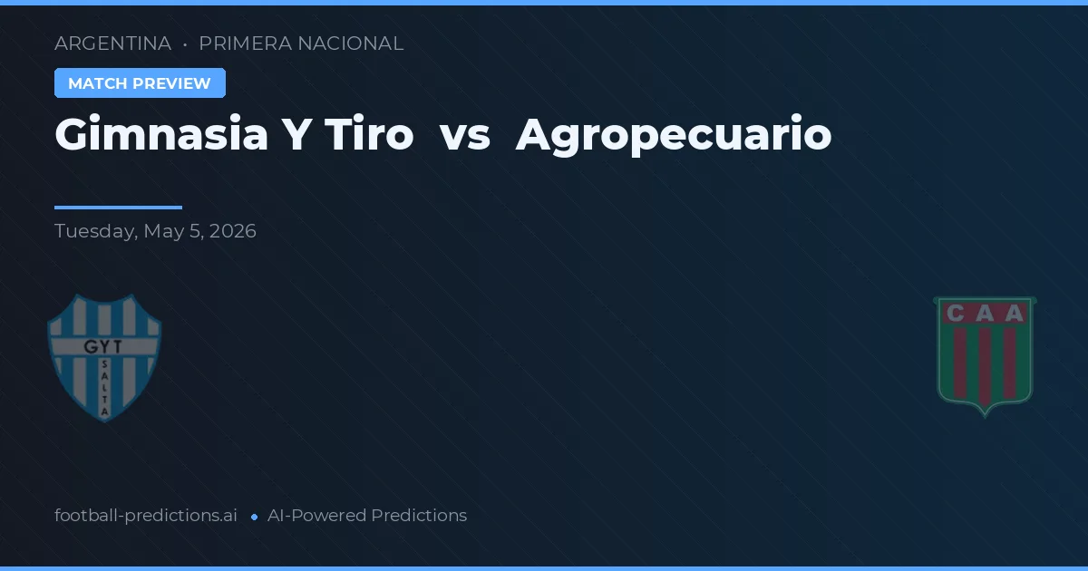 Gimnasia y Tiro vs Agricultores — předpověď a náhled zápasu