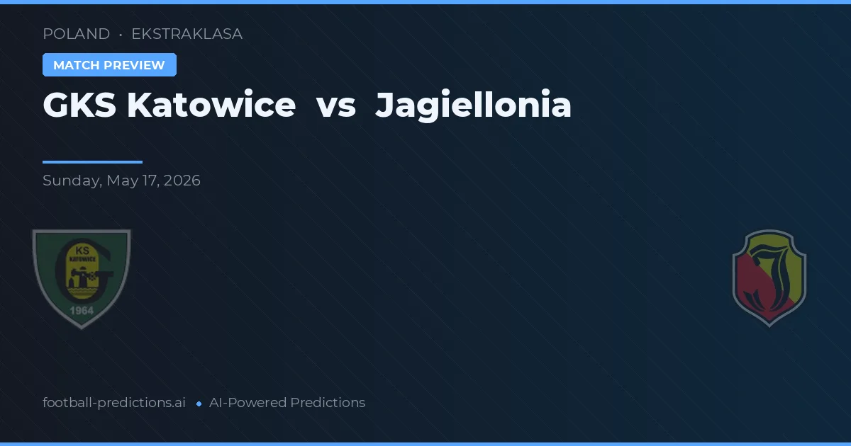 GKS Katowice vs Jagiellonia — předpověď a náhled zápasu