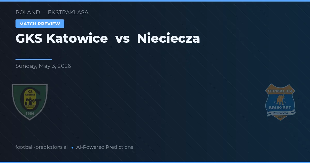 GKS Katowice vs Nieciecza — předpověď a náhled zápasu