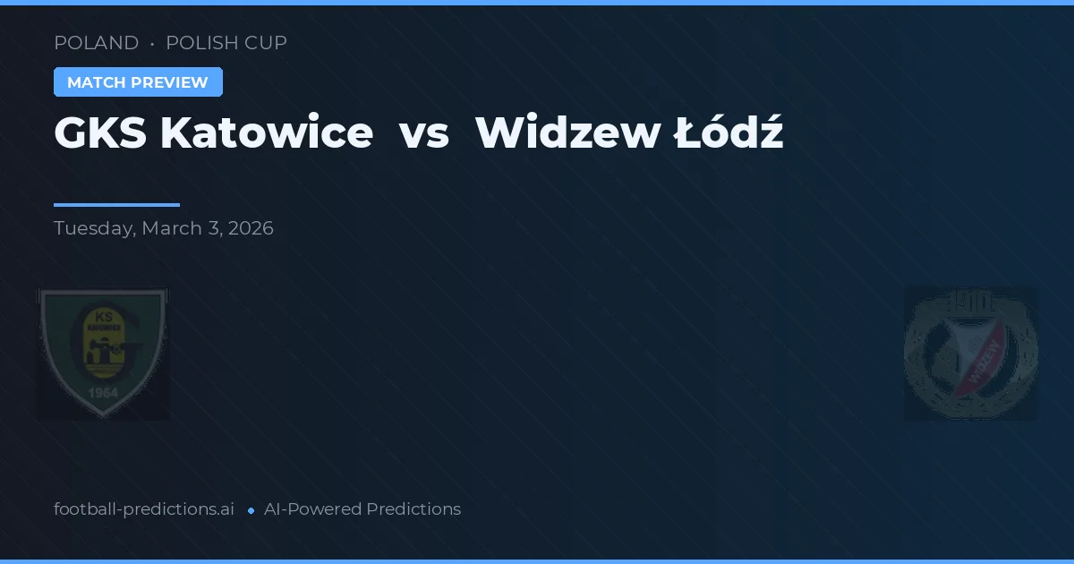 GKS Katowice vs Widzew Łódź — předpověď a náhled zápasu