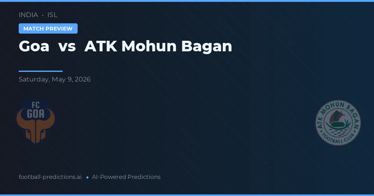 Goa vs ATK Mohun Bagan — předpověď a náhled zápasu