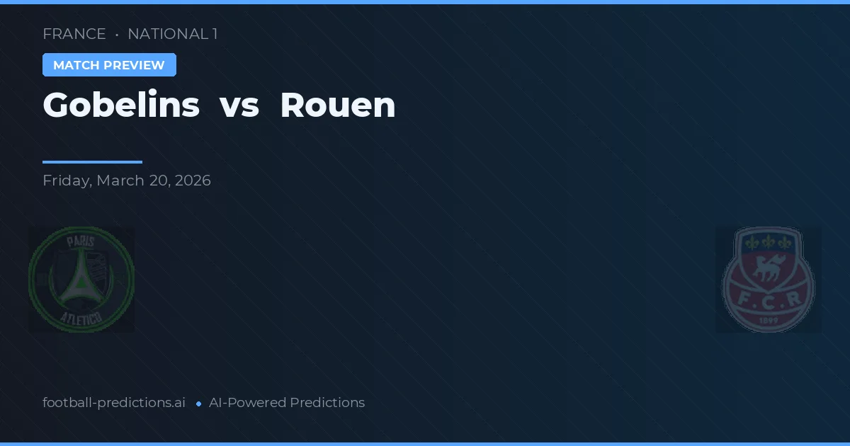 Gobelins vs Rouen — předpověď a náhled zápasu