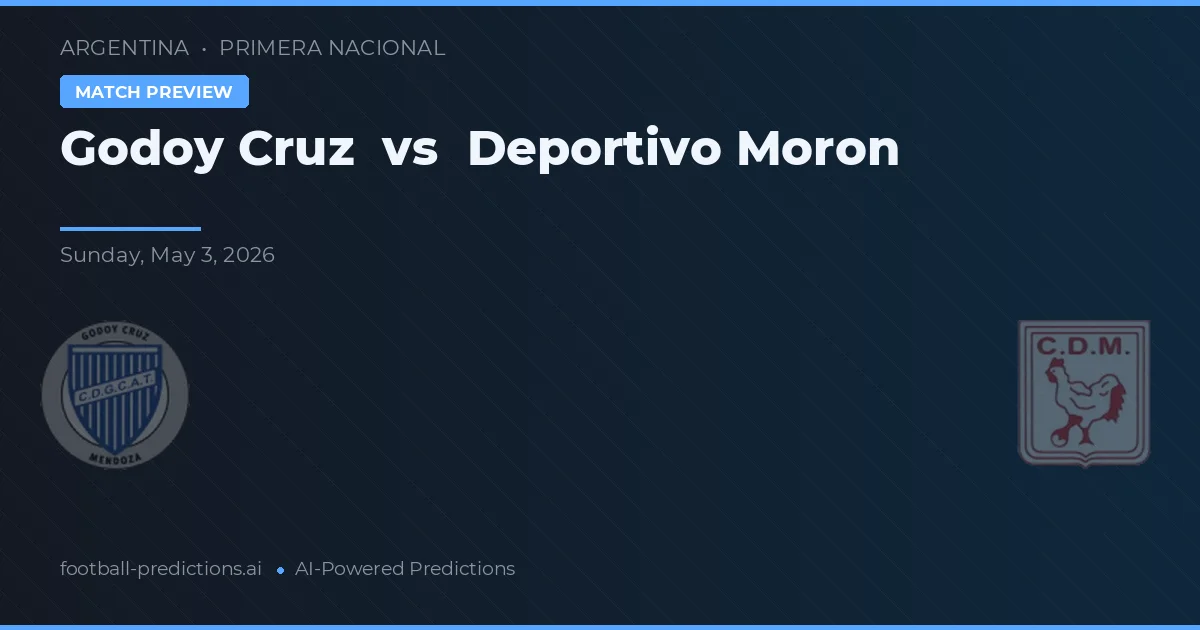 Godoy Cruz vs Deportivo Morón preview
