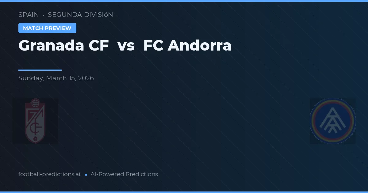 Granada CF vs FC Andorra — předpověď a náhled zápasu