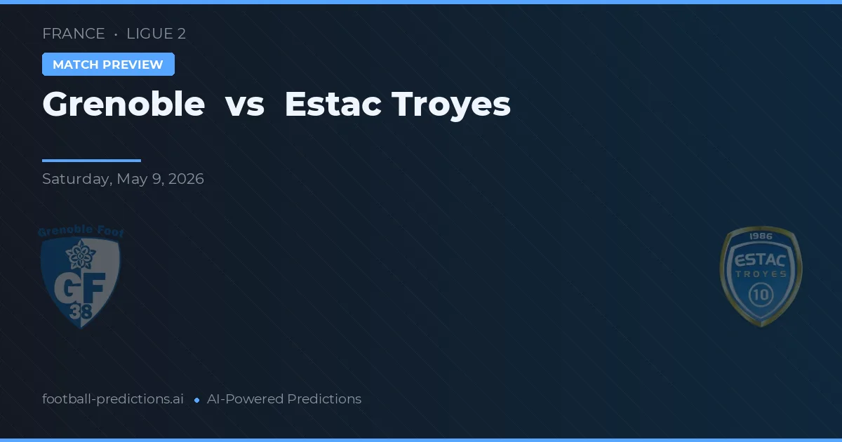 Grenoble vs Estac Troyes — předpověď a náhled zápasu