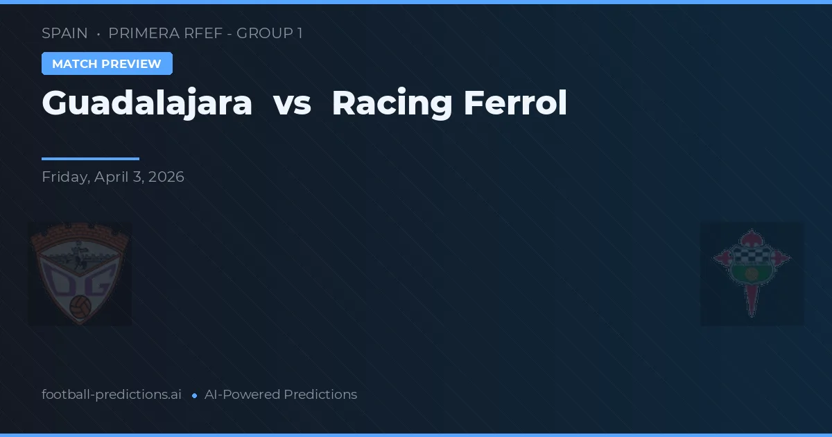 Guadalajara vs Racing Ferrol — předpověď a náhled zápasu