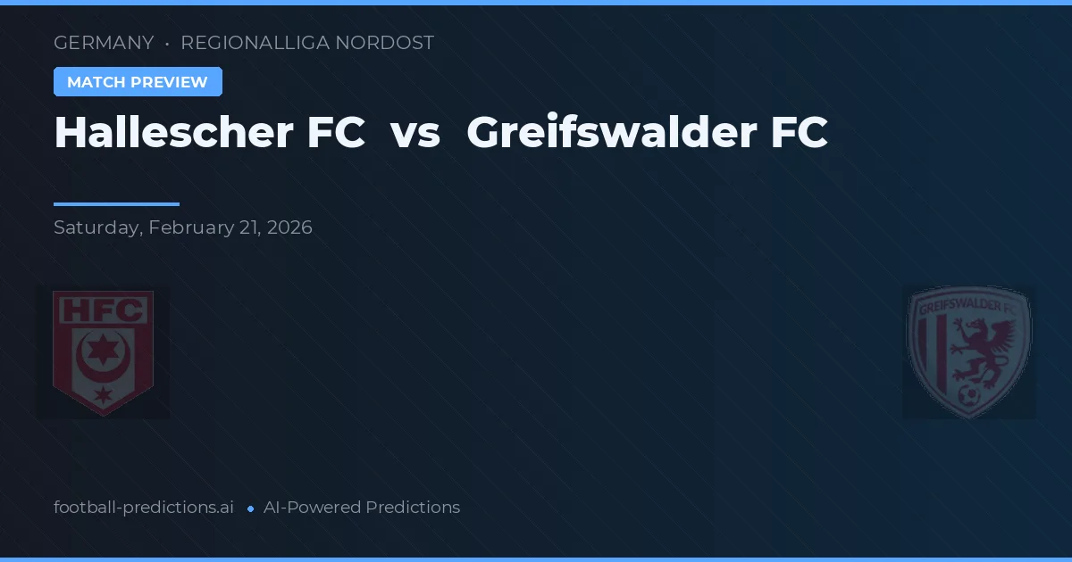 Hallescher FC vs Greifswalder FC — předpověď a náhled zápasu
