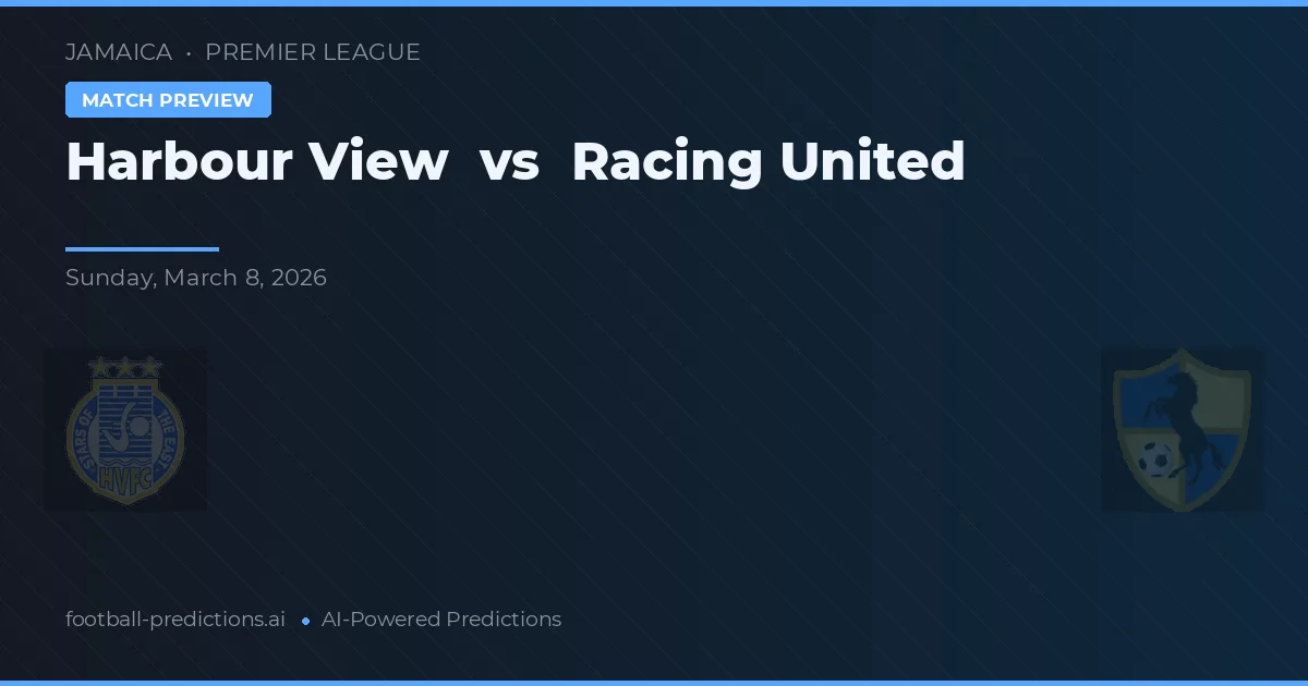 Harbour View vs Racing United — předpověď a náhled zápasu