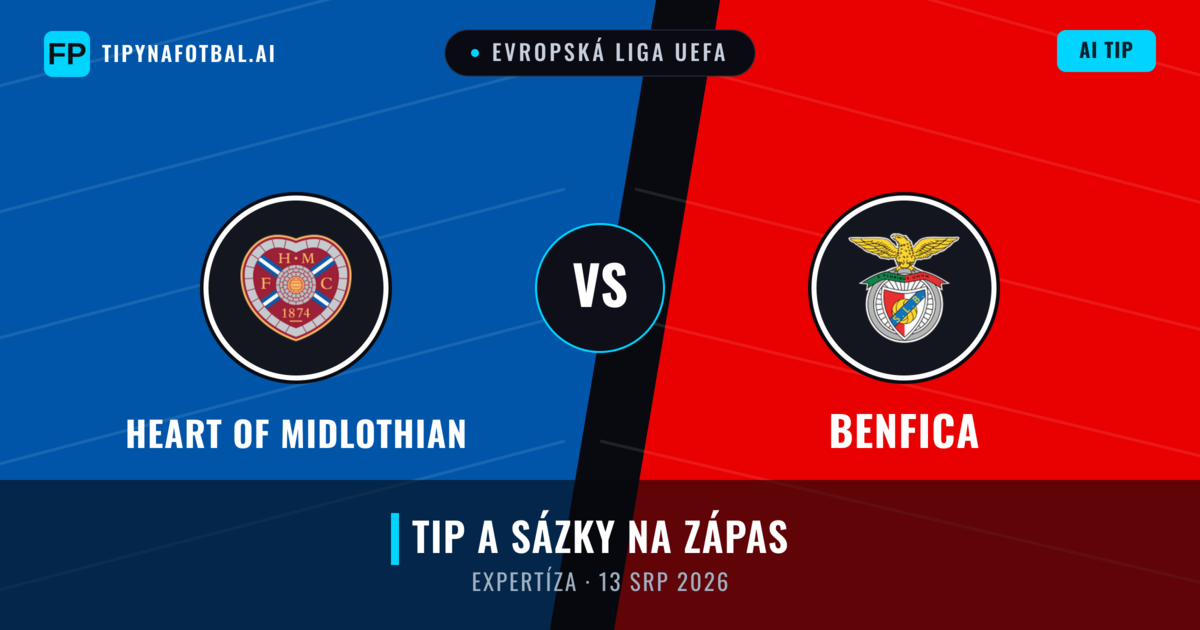 Heart of Midlothian vs Benfica — předpověď a náhled zápasu