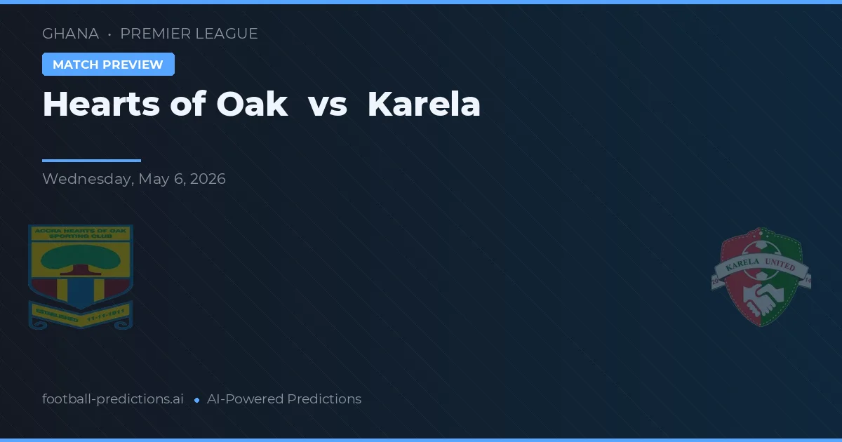 Hearts of Oak vs Karela — předpověď a náhled zápasu