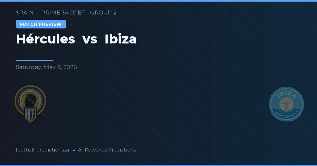 Hércules vs Ibiza — předpověď a náhled zápasu