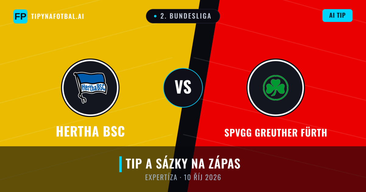 Hertha BSC vs SpVgg Greuther Fürth — předpověď a náhled zápasu