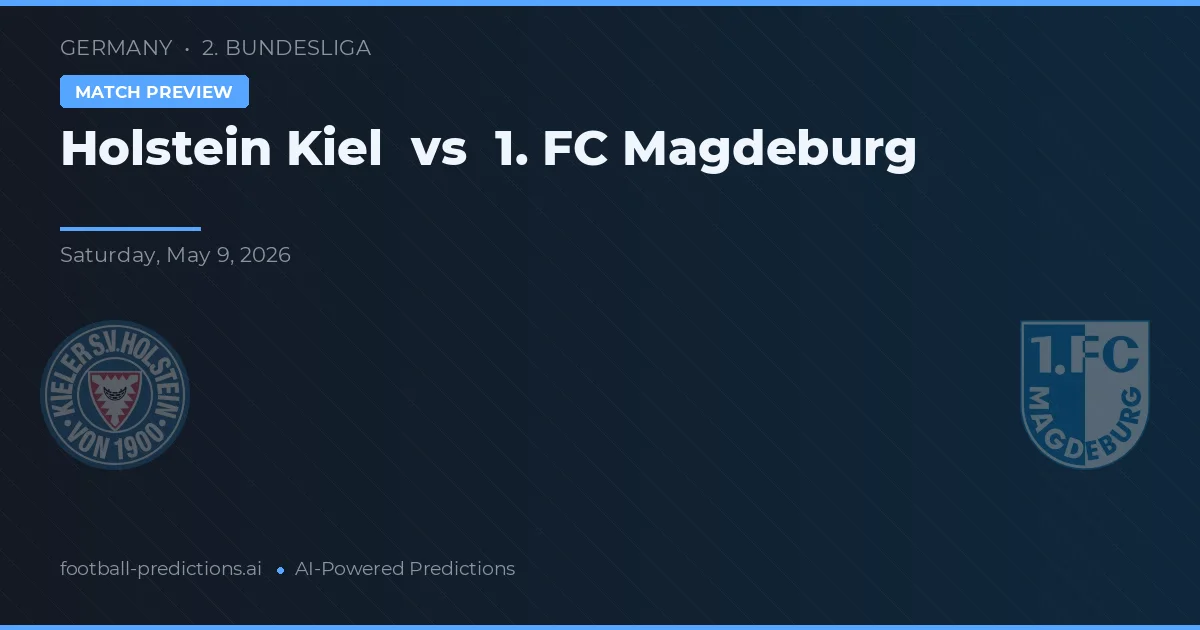 Holstein Kiel vs 1. FC Magdeburg — předpověď a náhled zápasu