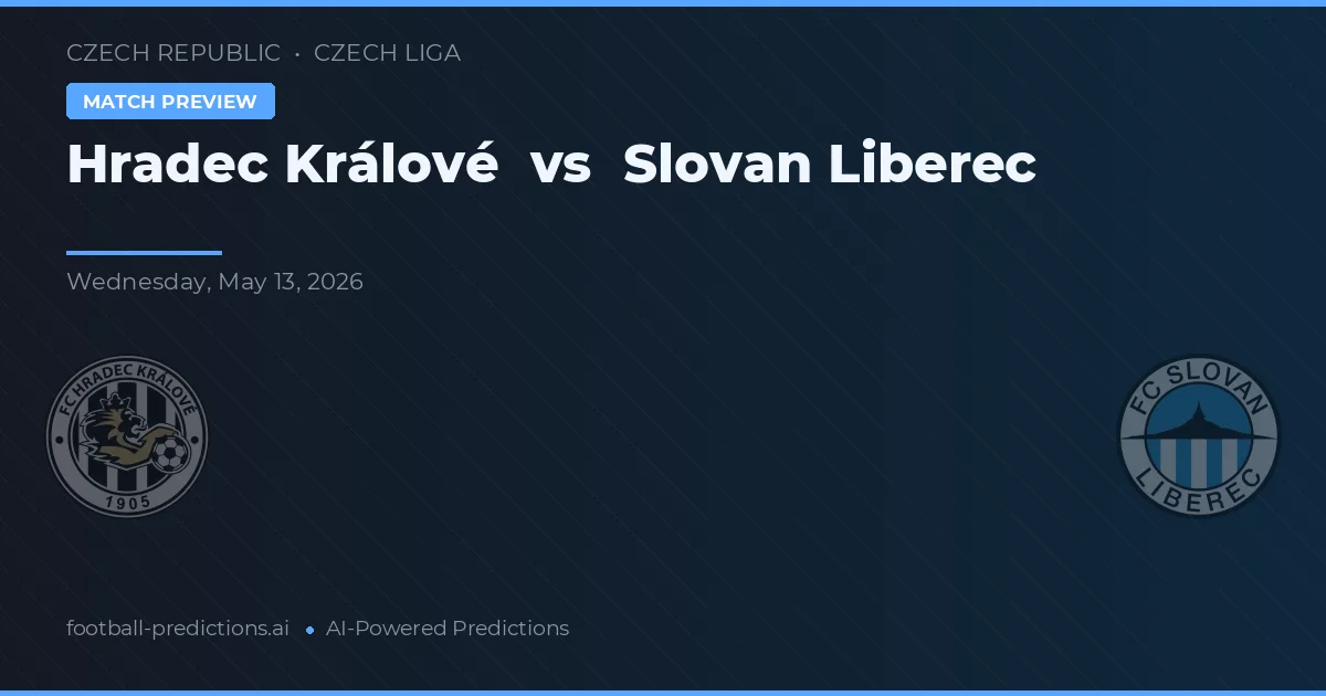 Hradec Králové vs Slovan Liberec — předpověď a náhled zápasu